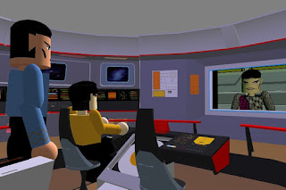 Romulan Commander on Viewscreen