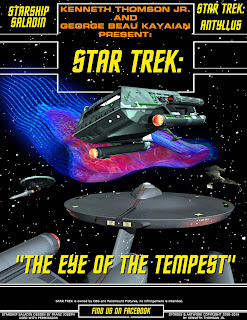 Starship Saladin Poster - Eye of the Tempest